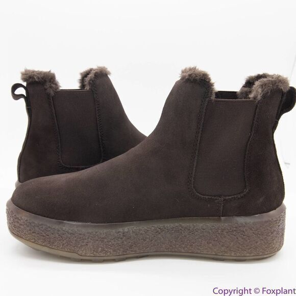 NEW Madewell The Toasty Chelsea Boot,‎ dark coffee, 10 - Picture 5 of 16